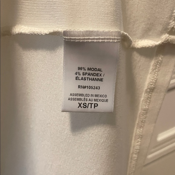 Bobeau White Open Front Cardigan - Picture 4 of 5